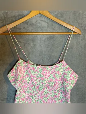 Zara Floral Mini Floral Coquette Preppy Dress Romantic size‎ Large thumbnail 3