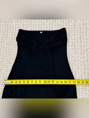HALARA Halter Tie Back Mini Resort Dress with Pockets size Medium black NEW thumbnail 5