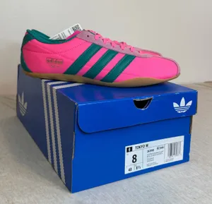 Adidas Tokyo Women’s Sneakers Size 8 Lucid Pink Power Green IH3998 NWT thumbnail 1