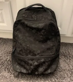 Lululemon City Adventurer Backpack 17L In Fragment Camo Jacquard Black Deep Coal thumbnail 7