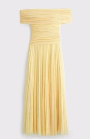 Abercrombie & Fitch -Giselle Drop-Waist Mesh Maxi Dress thumbnail 4
