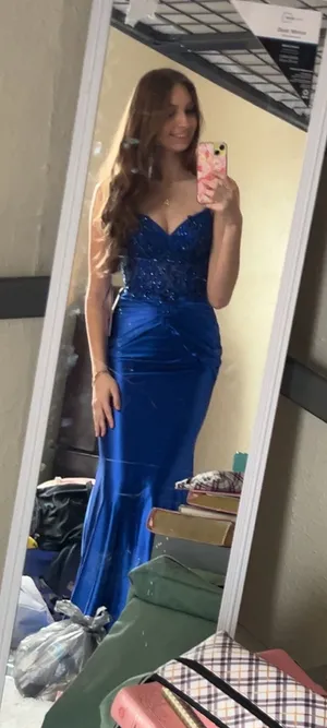 Blue Prom Dress Size 0 thumbnail 1