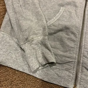 Splendid Women’s Grey Zip Up Hoodie Sweatshirt thumbnail 4