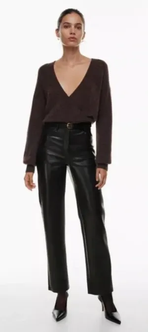 Aritzia Melina Leather Pants thumbnail 1