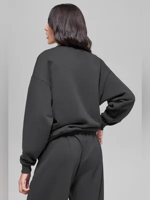NWT ALO Accolade Crew Neck Pullover in Anthracite Size XL thumbnail 2