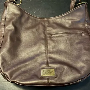 Frye and Co. good used brown leather purse. thumbnail 1