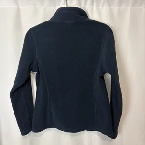 Patagonia Navy Blue Synchilla Fleece Quarter Zip Pocket Pullover Women's Size S thumbnail 7