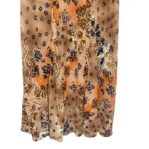 Vintage Alfani Petite Midi Skirt Size 10P Brown Orange Blue Y2K Whimsigoth Fairy thumbnail 2