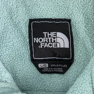 The North Face Denali Jacket Girls Large‎ Blue Full Zip Pockets Fleece Youth thumbnail 3