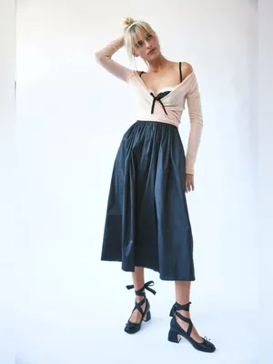 For Love & Lemons Doris Lace-Trim Midi Dress thumbnail 8