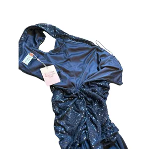 NWT - Hello Molly Navy Blue Sequined Gown - Size M thumbnail 15