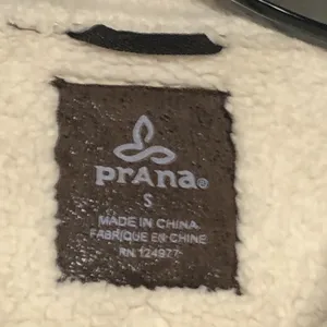 Prana Women’s Faux Suede Full Zip Sherpa Jacket Coat Small Excellent Condition thumbnail 7