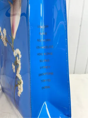 Ted Baker Blue Vinyl Harmony Floral Tote Bag thumbnail 6