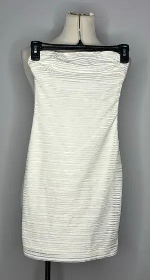 by the way- White Strapless Dress w/ Tie Up Back thumbnail 1