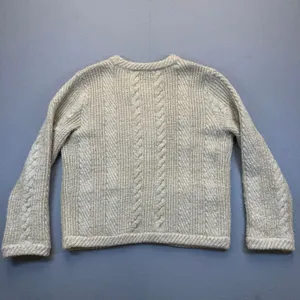 Gerard Darel Collection Studio Gold Metallic Cable Knit Cardigan Sweater Size 1‎ thumbnail 8