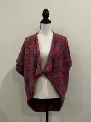Hand Made Shrug Cardigan Red thumbnail 1
