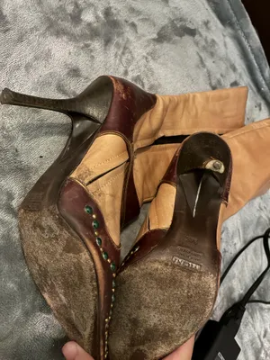 Vicini Vintage Bohemian Tall Leather Boots thumbnail 5