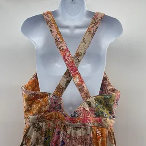 Tolani Large Devika Dress Rose Floral Jumper Midi Fit & Flare Sundress‎ Cottage thumbnail 4