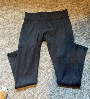 Insulated dark grey leggings Gray Size L thumbnail 1