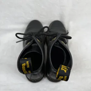 Dr. Martens Zavala Black Leather Combat Boots Womens‎ Size 5 USL AW004 Round Toe thumbnail 6