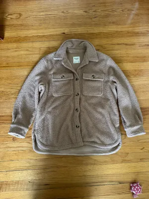 Abercrombie & Fitch Sherpa Shirt Coat thumbnail 2