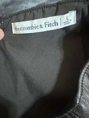 Abercrombie High-Rise black mini skirt size L thumbnail 6