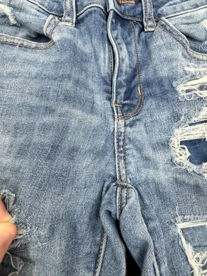 American Eagle Next Level Stretch Distressed Hi-Rise Jegging Jeans Size 0 Short thumbnail 2