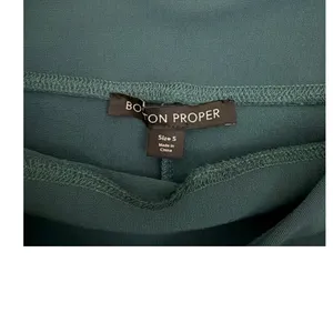 Boston Proper Pants High Rise Dark Green Pull On Boot Cut Flare Trousers Small thumbnail 4