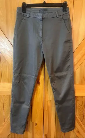 Esprit Womens Pants Size 6 Gray Skinny Leg Zip Ankle(3705) thumbnail 1