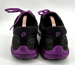 Brooks PureCadence 7 Running Shoe Lace Up Low Reflective Athletic Black Purple 8 thumbnail 6