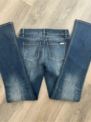 White House Black Market The Boot Jeans Size 0 Dark Wash Stretch Bootcut thumbnail 6
