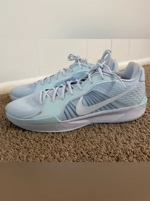 Nike Sabrina 2 Basketball Shoes Light Blue White 18.5 Women’s Sneakers New thumbnail 8