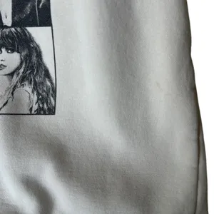 Taylor Swift Eras Tour Merch Hoodie Beige Graphic Concert Sweatshirt S *Flaws* thumbnail 5