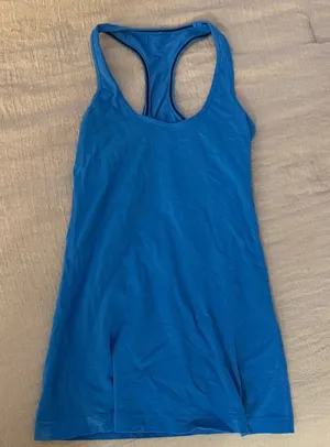 lululemon Blue Racerback Tank Top thumbnail 1