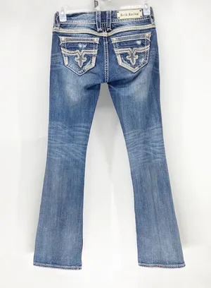 Rock Revival Natalie bootcut Lowrise modern cowgirl western Gypsy sz 27 thumbnail 1