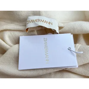 ZIMMERMANN Two-Tone Merino Wool Wide-Leg Pants AU 2 US 8 Luxury Resort thumbnail 10