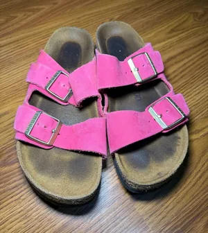 Birkenstock Arizona Pink Barbie Slip On sandals 40 size 9. thumbnail 1