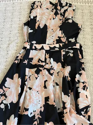 Calvin Klein Floral Midi Dress thumbnail 7