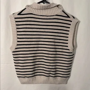 Sincerely Jules Striped V-Neck Sweater Vest thumbnail 2