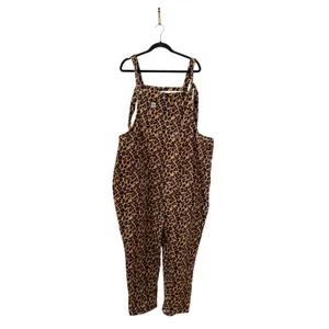 Lucy & Yak Leopard Corduroy Dungarees US 20R thumbnail 4
