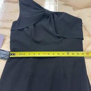 NWT JS Collections One-Shoulder Bow Gown for Cocktail Maxi Gown‎ Sz 8 Black thumbnail 9