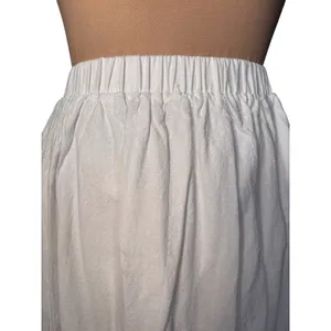 Shoedazzle White Lace Trim Tiered Peasant Midi Skirt Western Boho Cottage Prairie Romantic thumbnail 4