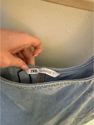 Zara denim dress thumbnail 3