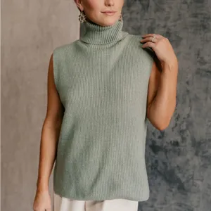 Lizard Thicket Sage Green Turtleneck Sweater thumbnail 2