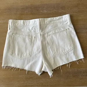 Madewell Relaxed Denim White Shorts 30 thumbnail 4