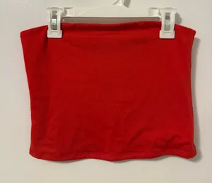 Hollister Red/Orange Tube Top thumbnail 1