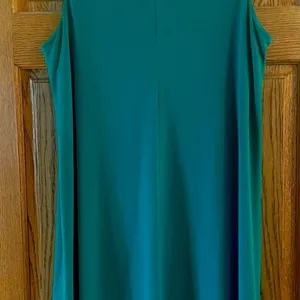 Calvin Klein Green Sleeveless V-Neck Midi Dress thumbnail 5