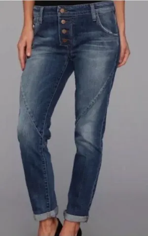 Joe’s Jeans Honey slouchy ankle multi button normcore luxe 29 jeans thumbnail 1