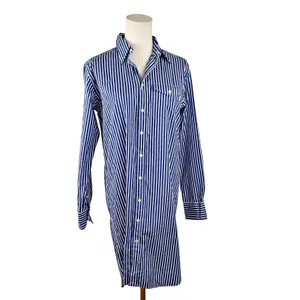 Polo Ralph Lauren Striped Poplin Shirt Dress Menswear-inspired Women's S PREP thumbnail 3