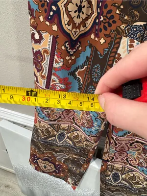 Cato Wide Leg Paisley Print Palazzo Pants in Multicolor thumbnail 6